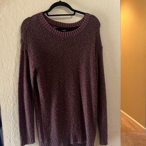 Purple sweater dress